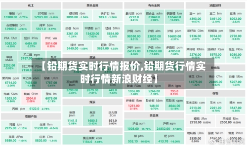 【铅期货实时行情报价,铅期货行情实时行情新浪财经】-第2张图片