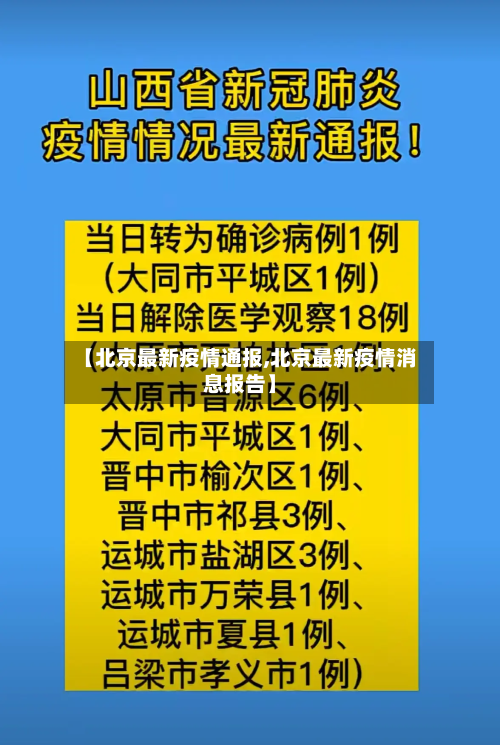【北京最新疫情通报,北京最新疫情消息报告】-第3张图片