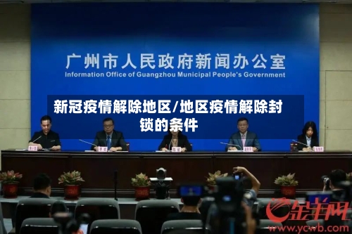 新冠疫情解除地区/地区疫情解除封锁的条件-第1张图片