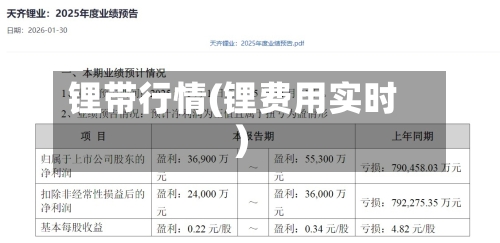 锂带行情(锂费用实时)-第1张图片