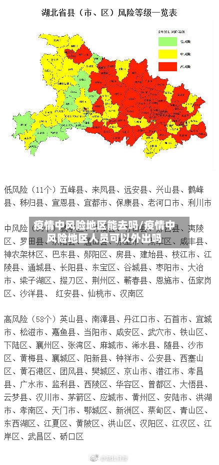 疫情中风险地区能去吗/疫情中风险地区人员可以外出吗-第3张图片