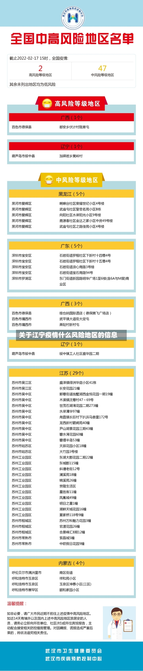 关于江宁疫情什么风险地区的信息-第1张图片