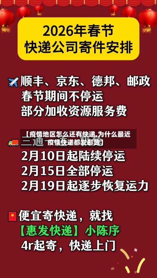 【疫情地区怎么还有快递,为什么最近疫情快递都发邮政】-第1张图片