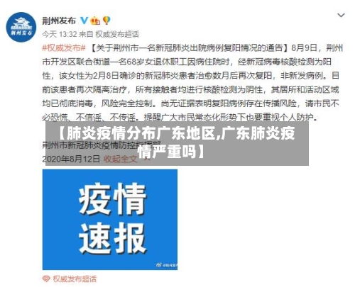 【肺炎疫情分布广东地区,广东肺炎疫情严重吗】-第1张图片